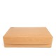 Κουτί Για Σουβλάκια Χάρτινο Polykraft Natural Μ25xΠ17.5xΥ6cm 100Τμχ