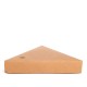 Κουτί Κρέπας Τρίγωνο Χάρτινο Polykraft Natural Μ25xΠ25xΥ4cm 100Τμχ