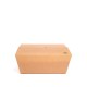 Κουτί Φαγητού X-Large Χάρτινο Polykraft Natural Easy Μ19.5xΠ13.8xΥ9cm 160Τμχ