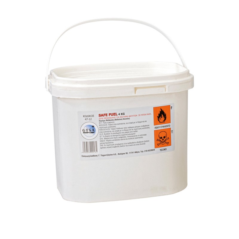 Gel Μεθανόλης Δοχείο 4kg 4kg