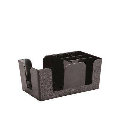 Bar Organizer Πλαστικό Μ24xΠ15xΥ10.5cm Μαύρο
