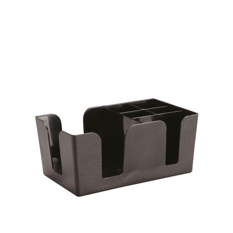 Bar Organizer Πλαστικό Μ24xΠ15xΥ10.5cm Μαύρο