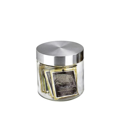Βάζο Κυλινδρικό Γυάλινο 0.85lt Φ11xΥ11.8cm Με Ανοξείδωτο Καπάκι Βάζο Κυλινδρικό Γυάλινο 0.85lt Φ11xΥ11.8cm Με Ανοξείδωτο Καπάκι