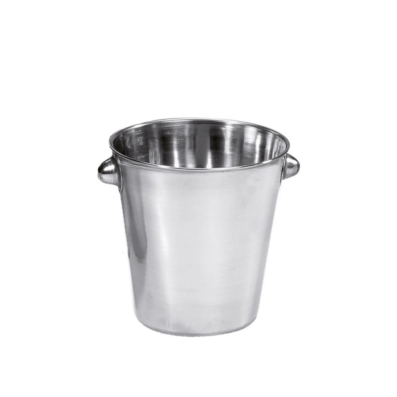 Παγοδοχείο Ανοξείδωτο Φ14xΥ14cm Με Πόμολο