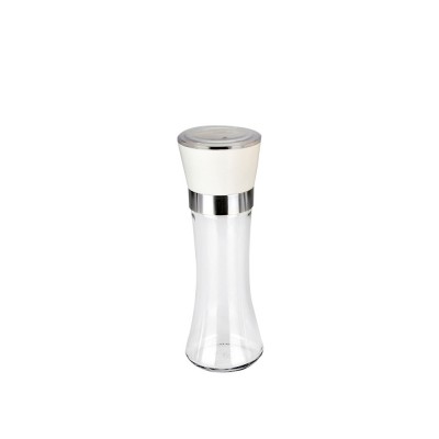 Μύλος Ψηλός Γυάλινος 220ml Φ6.5xΥ19cm Με Λευκό Καπάκι Μύλος Ψηλός Γυάλινος 220ml Φ6.5xΥ19cm Με Λευκό Καπάκι