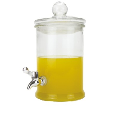 Βάζο Με Καπάκι Και Βρυσάκι Γυάλινο 4lt Φ19xΥ34cm Βάζο Με Καπάκι Και Βρυσάκι Γυάλινο 4lt Φ19xΥ34cm