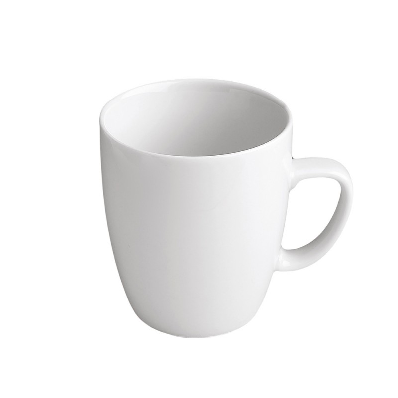 Κούπα Κωνική Πορσελάνινη 300ml Υ9.5cm Λευκή