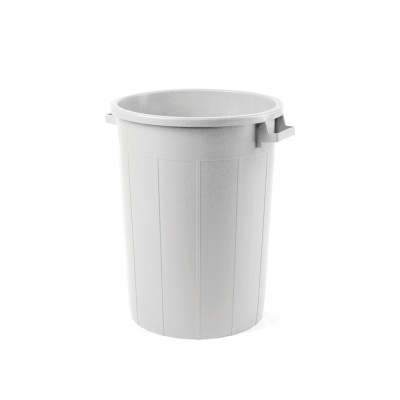 Κάδος Τροφίμων Με Καπάκι Πλαστικός 50lt Φ45xΥ47cm Λευκός Κάδος Τροφίμων Με Καπάκι Πλαστικός 50lt Φ45xΥ47cm Λευκός
