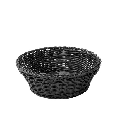 Καλάθι Ψωμιού Στρογγυλό Polyrattan Μ20xΠ8cm Μαύρο Καλάθι Ψωμιού Στρογγυλό Polyrattan Μ20xΠ8cm Μαύρο
