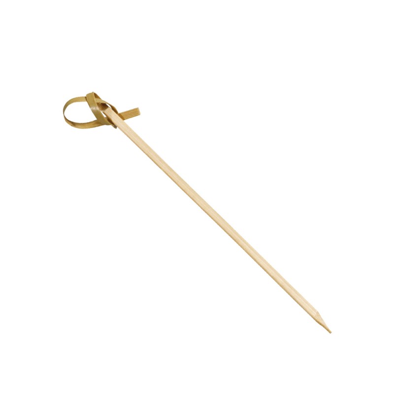 Ξυλάκι Φιόγκος Bamboo Μ15cm Συσκευασία 100Τμχ
