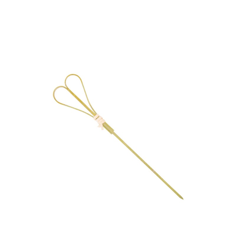 Ξυλάκι Καρδιά Bamboo Μ9cm Συσκευασία 100Τμχ