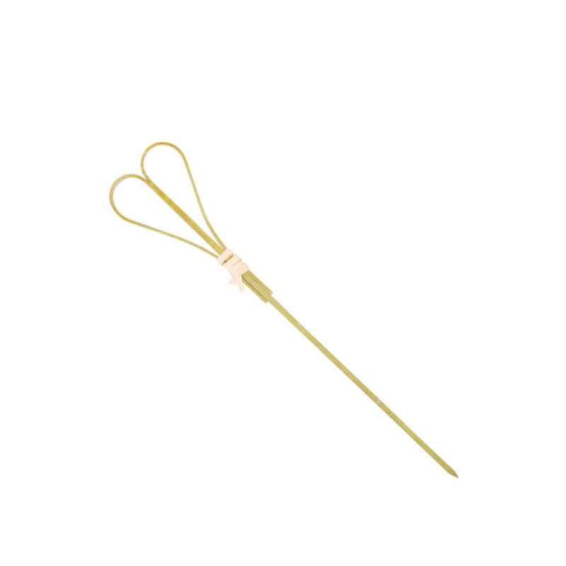 Ξυλάκι Καρδιά Bamboo Μ12cm Συσκευασία 100Τμχ
