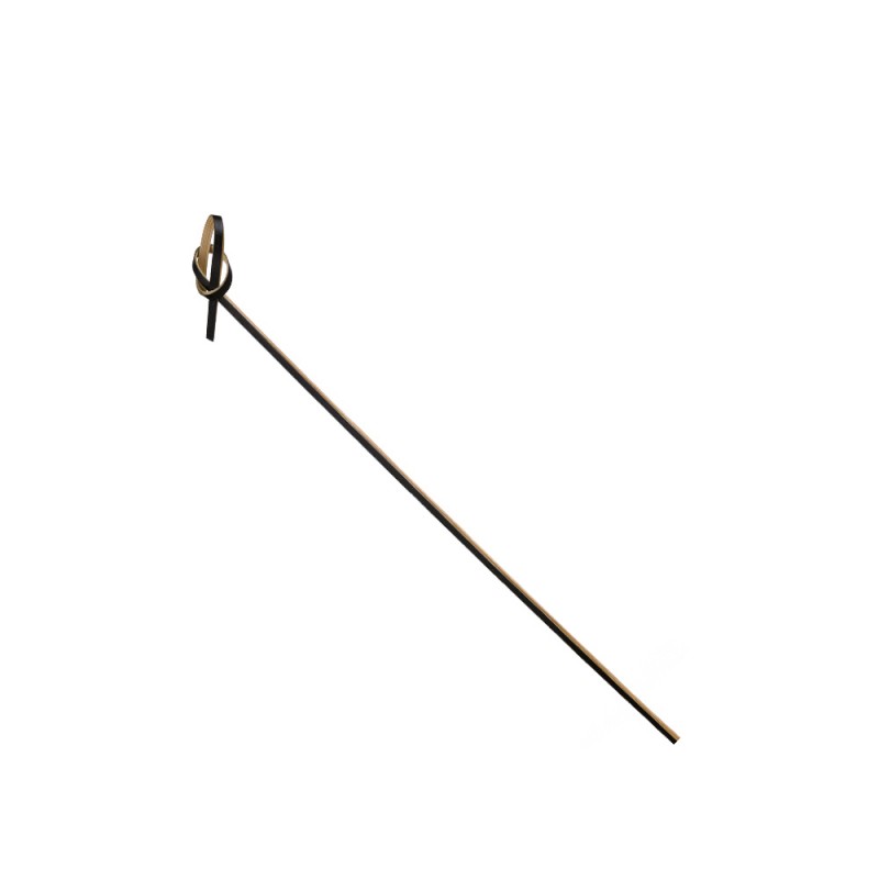 Ξυλάκι Φιόγκος Bamboo Μ12cm Μαύρο Συσκευασία 100Τμχ