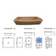 Καλάθι GN 1/2 Ορθογώνιο Polyrattan Μ32.5xΠ26.5xΒ10cm Μελί Καλάθι GN 1/2 Ορθογώνιο Polyrattan Μ32.5xΠ26.5xΒ10cm Μελί