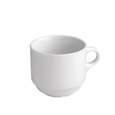 Φλιτζάνι Cappuccino/Τσαγιού Στοιβαζόμενο Πορσελάνινο 220ml Λευκό md.15153 Φλιτζάνι Cappuccino/Τσαγιού Στοιβαζόμενο Πορσελάνινο 220ml Λευκό md.15153