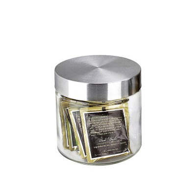 Βάζο Κυλινδρικό Γυάλινο 1.25lt Φ11xΥ16.8cm Με Ανοξείδωτο Καπάκι Βάζο Κυλινδρικό Γυάλινο 1.25lt Φ11xΥ16.8cm Με Ανοξείδωτο Καπάκι