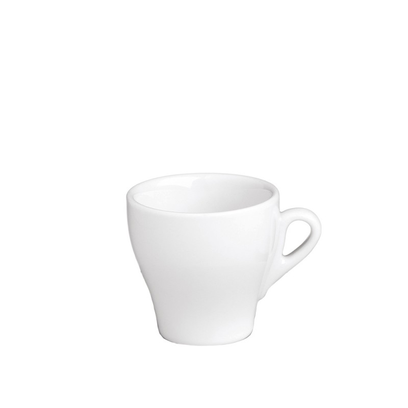 Φλιτζάνι Cappuccino/Τσαγιού Κωνικό Πορσελάνινο 170ml Λευκό md.15690