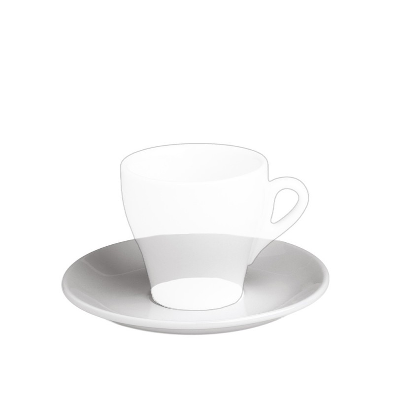 Πιάτο Cappuccino/Τσαγιού Πορσελάνινο Φ14cm Λευκό md.15690