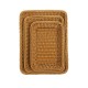 Καλάθι GN 1/1 Ορθογώνιο Polyrattan Μ53xΠ32.5xΒ9cm Μελί Καλάθι GN 1/1 Ορθογώνιο Polyrattan Μ53xΠ32.5xΒ9cm Μελί