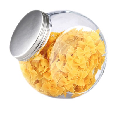 Βάζο Επικλινές Σφαιρικό Γυάλινο 4.5lt Φ15xΥ23cm Με Ανοξείδωτο Καπάκι Βάζο Επικλινές Σφαιρικό Γυάλινο 4.5lt Φ15xΥ23cm Με Ανοξείδωτο Καπάκι