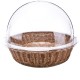 Καλάθι Στρογγυλό Polyrattan Μ40xΠ10cm Μελί Καλάθι Στρογγυλό Polyrattan Μ40xΠ10cm Μελί