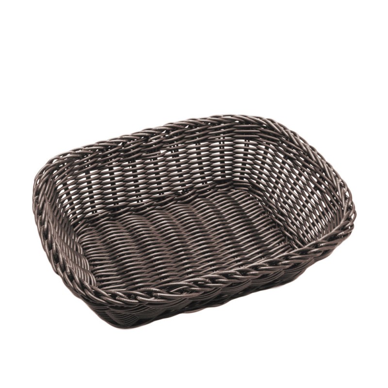 Καλάθι Ψωμιού Ορθογώνιο Polyrattan Μ24xΠ18xΥ8cm Καφέ Καλάθι Ψωμιού Ορθογώνιο Polyrattan Μ24xΠ18xΥ8cm Καφέ