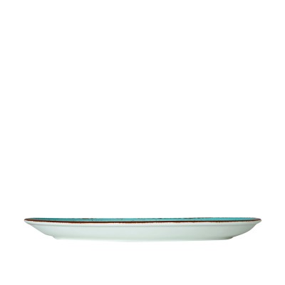 Πιατέλα Οβάλ Πορσελάνινη Μ31.7xΠ21cm Τιρκουάζ Tiffany GTSA Πιατέλα Οβάλ Πορσελάνινη Μ31.7xΠ21cm Τιρκουάζ Tiffany GTSA