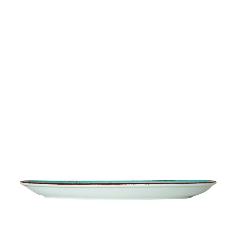Πιατέλα Οβάλ Πορσελάνινη Μ31.7xΠ21cm Τιρκουάζ Tiffany GTSA Πιατέλα Οβάλ Πορσελάνινη Μ31.7xΠ21cm Τιρκουάζ Tiffany GTSA