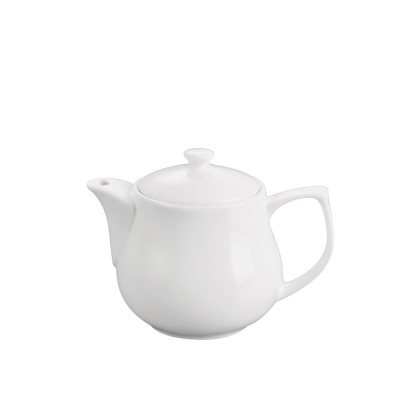 Τσαγιέρα Πορσελάνινη 450ml Φ10.5xΥ16.5cm Λευκή Τσαγιέρα Πορσελάνινη 450ml Φ10.5xΥ16.5cm Λευκή
