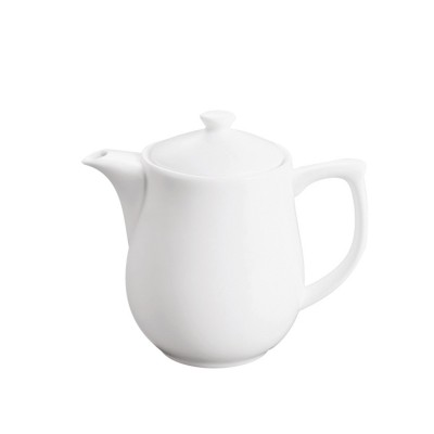 Καφετιέρα Πορσελάνινη 650ml Φ8xΥ13.5cm Λευκή