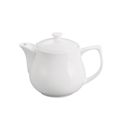 Τσαγιέρα Πορσελάνινη 700ml Φ10.5xΥ16.5cm Λευκή Τσαγιέρα Πορσελάνινη 700ml Φ10.5xΥ16.5cm Λευκή