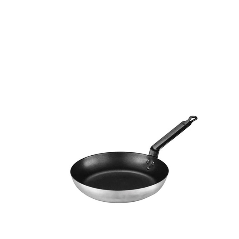 Τηγάνι Αντικολλητικό Αλουμινίου Φ24xΥ4.5cm Με Σιδερένιο Χέρι Τηγάνι Αντικολλητικό Αλουμινίου Φ24xΥ4.5cm Με Σιδερένιο Χέρι