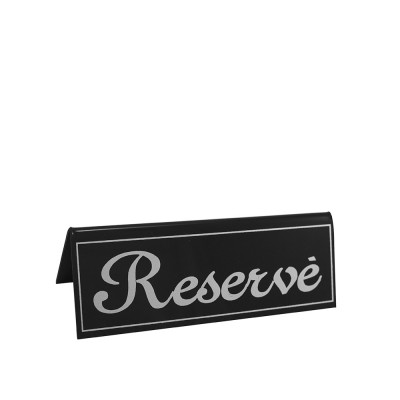 Ταμπελάκι Reserved Ακρυλικό Μ15.5xΥ5cm Μαύρο Ταμπελάκι Reserved Ακρυλικό Μ15.5xΥ5cm Μαύρο