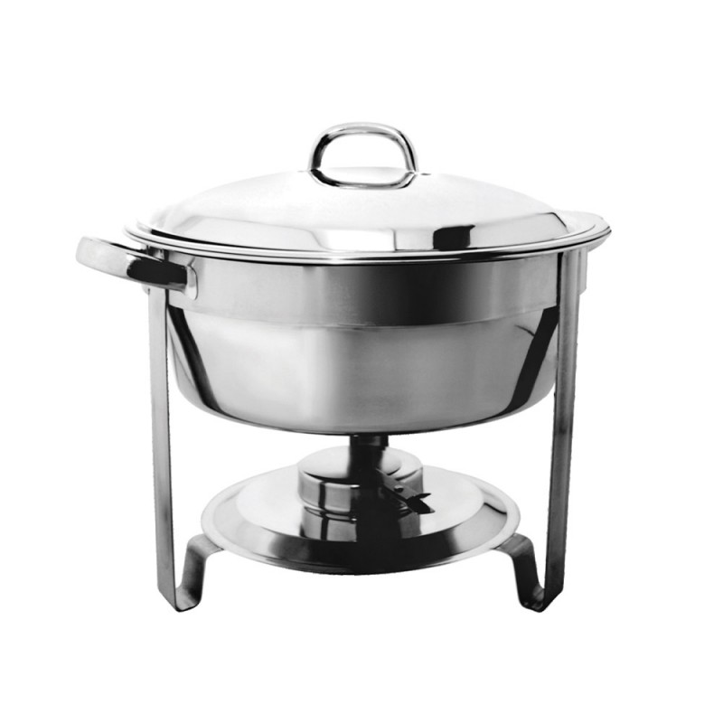 Μπεν Μαρί Στρογγυλό Ανοξείδωτο 4.7lt Φ35xΥ29cm Με Καπάκι