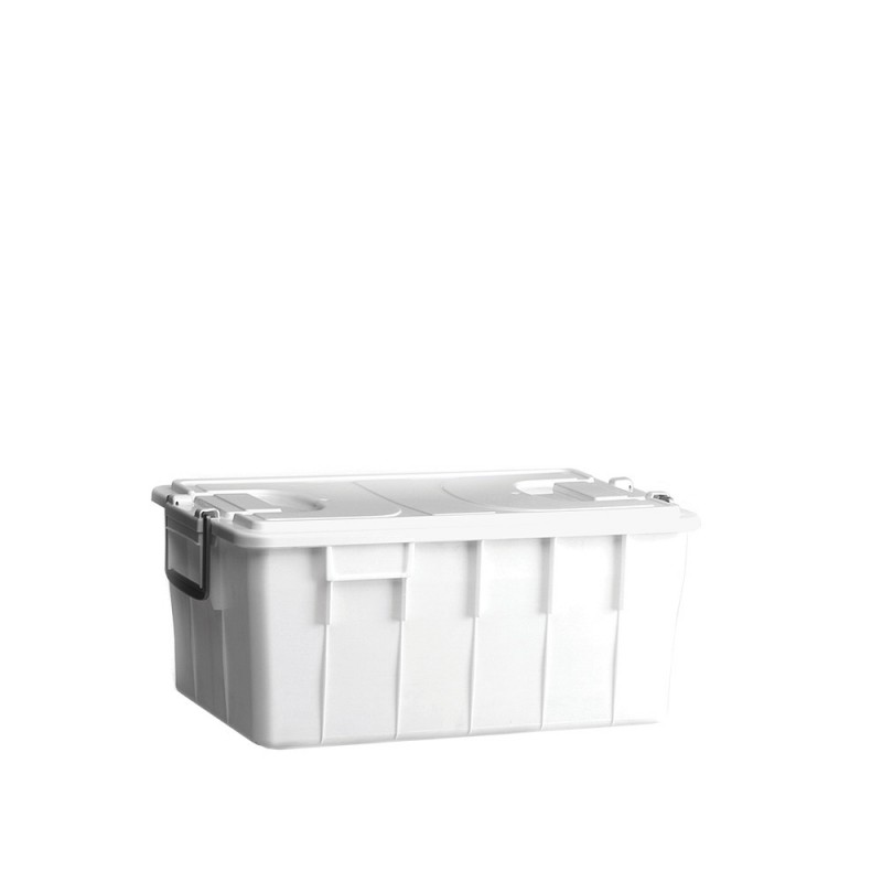 Κιβώτιο Μεταφοράς Ορθογώνιο Πλαστικό 60lt Μ58xΠ38xΥ38cm Λευκό Με Καπάκι Λευκό Κιβώτιο Μεταφοράς Ορθογώνιο Πλαστικό 60lt Μ58xΠ38xΥ38cm Λευκό Με Καπάκι Λευκό