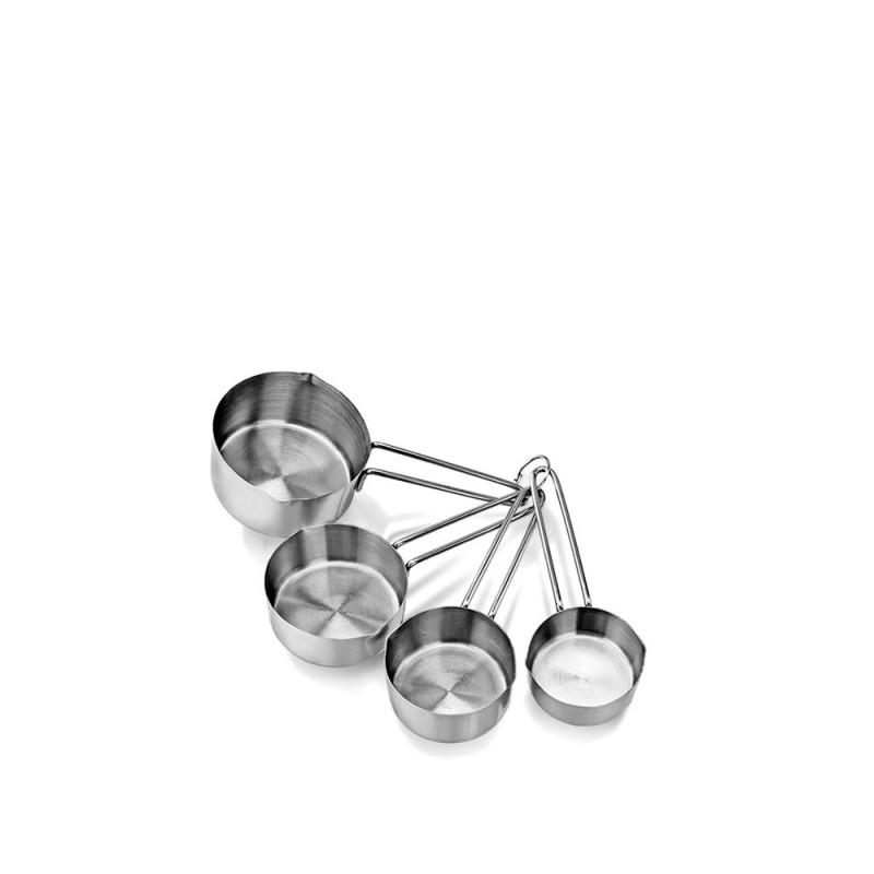 Μεζούρες Ανοξείδωτες 4 Τεμαχίων (60ml-80ml-125ml-250ml)