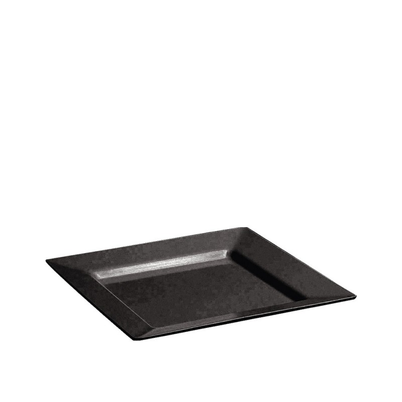 Πιατέλα Τετράγωνη Μελαμίνης Μ25.4xΠ25.4xΥ3.3cm Μαύρη Πιατέλα Τετράγωνη Μελαμίνης Μ25.4xΠ25.4xΥ3.3cm Μαύρη
