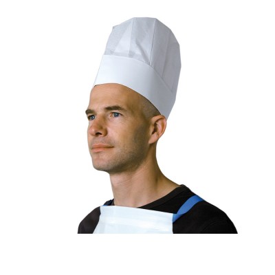 Καπέλο Chef Χάρτινο Μίας Χρήσης Λευκό 100Τμχ