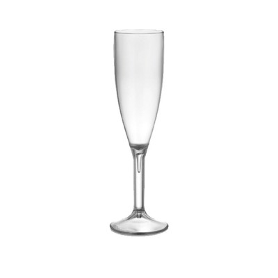 Ποτήρι Σαμπάνιας PC 180ml Φ5.5xΥ22cm Πισίνας Διάφανο