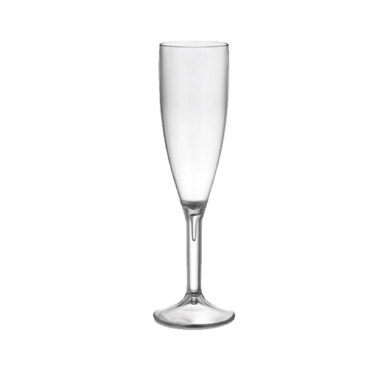 Ποτήρι Σαμπάνιας PC 180ml Φ5.5xΥ22cm Πισίνας Διάφανο