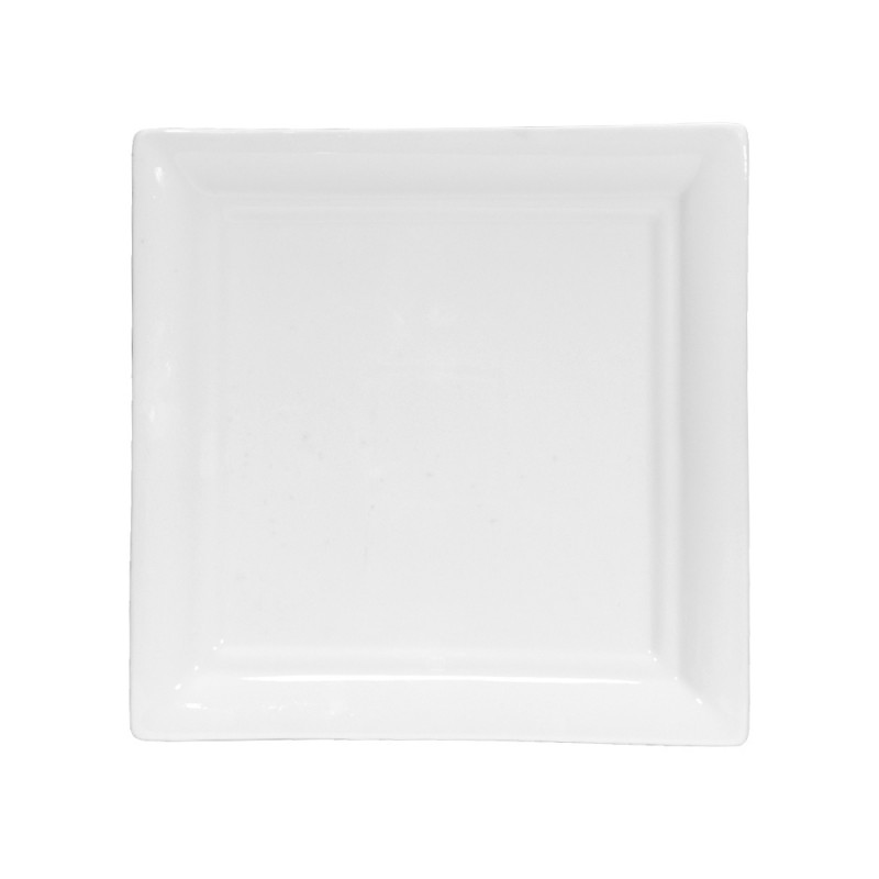 Πιατέλα Τετράγωνη Πορσελάνινη Μ23xΠ23cm Λευκή Synthesis md.851 Πιατέλα Τετράγωνη Πορσελάνινη Μ23xΠ23cm Λευκή Synthesis md.851
