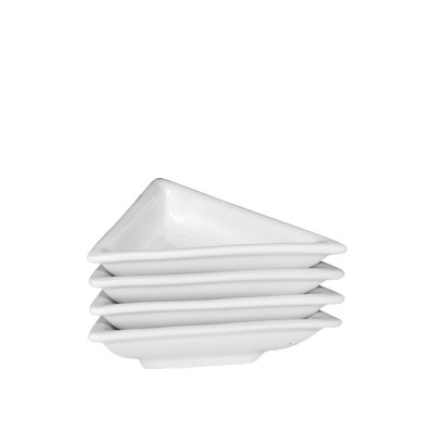 Μπωλ Για Ντιπ Τρίγωνο Πορσελάνινο Μ11.5xΠ11.5cm Λευκό Synthesis md.852 Μπωλ Για Ντιπ Τρίγωνο Πορσελάνινο Μ11.5xΠ11.5cm Λευκό Synthesis md.852