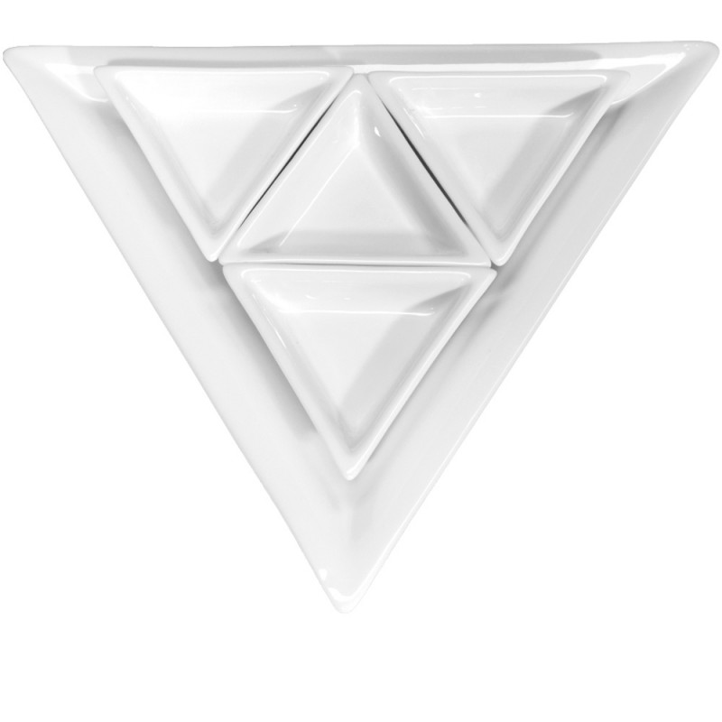 Μπωλ Για Ντιπ Τρίγωνο Πορσελάνινο Μ11.5xΠ11.5cm Λευκό Synthesis md.852 Μπωλ Για Ντιπ Τρίγωνο Πορσελάνινο Μ11.5xΠ11.5cm Λευκό Synthesis md.852