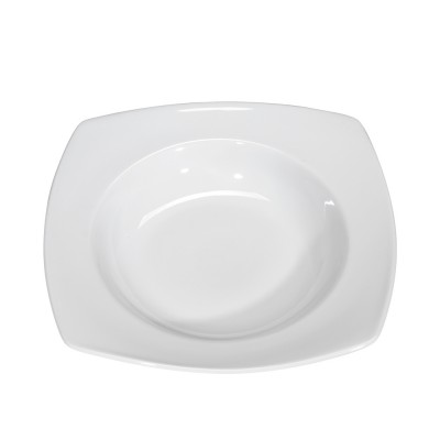Πιάτο Βαθύ Τετράγωνο Πορσελάνινο Μ22xΠ22xΔ26cm Λευκό Tetra Πιάτο Βαθύ Τετράγωνο Πορσελάνινο Μ22xΠ22xΔ26cm Λευκό Tetra