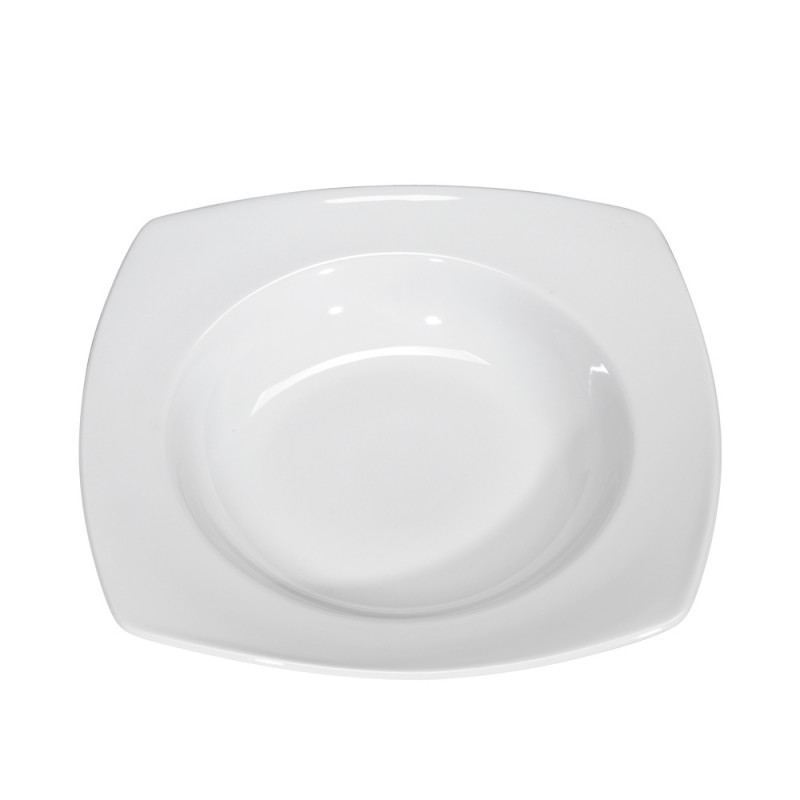 Πιάτο Βαθύ Τετράγωνο Πορσελάνινο Μ22xΠ22xΔ26cm Λευκό Tetra Πιάτο Βαθύ Τετράγωνο Πορσελάνινο Μ22xΠ22xΔ26cm Λευκό Tetra