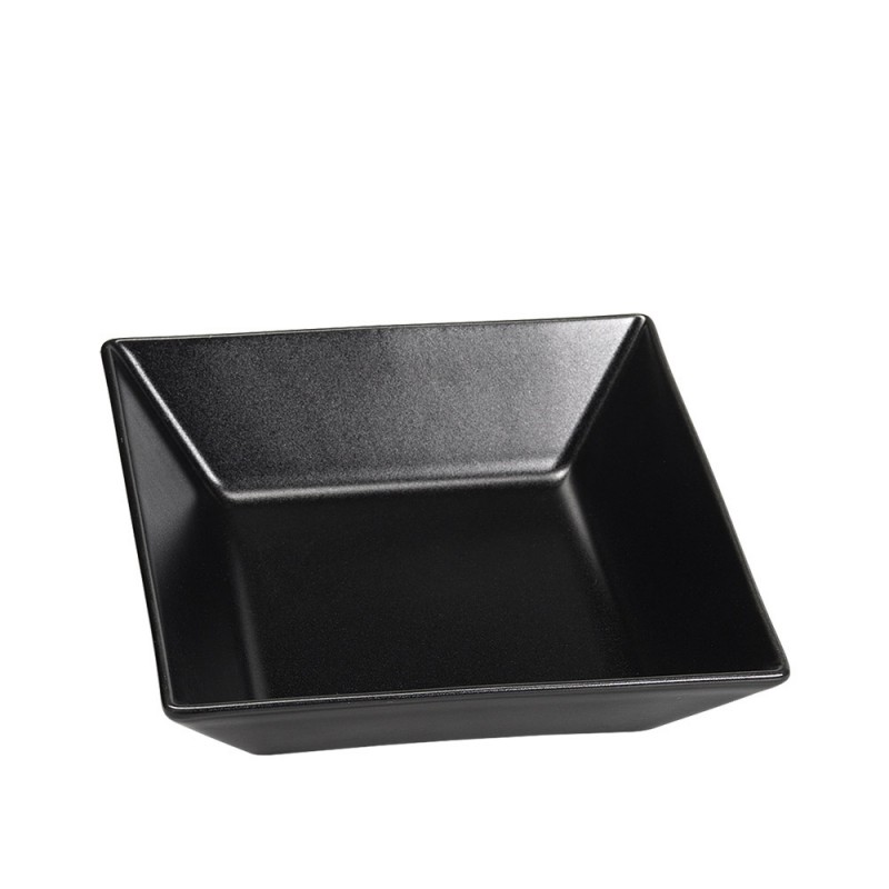 Σαλατιέρα Τετράγωνη Πορσελάνινη Μ17.5xΠ17.5cm Μαύρη Ματ Elite md.605 Σαλατιέρα Τετράγωνη Πορσελάνινη Μ17.5xΠ17.5cm Μαύρη Ματ Elite md.605
