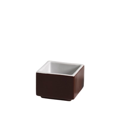 Μπωλ Για Ντιπ Τετράγωνο Πορσελάνινο Μ5xΠ5xΥ4cm Καφέ Inglazed md.113KAF Μπωλ Για Ντιπ Τετράγωνο Πορσελάνινο Μ5xΠ5xΥ4cm Καφέ Inglazed md.113KAF