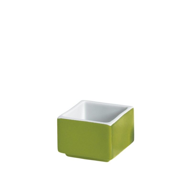 Μπωλ Για Ντιπ Τετράγωνο Πορσελάνινο Μ5xΠ5xΥ4cm Πράσινο Inglazed md.113VER Μπωλ Για Ντιπ Τετράγωνο Πορσελάνινο Μ5xΠ5xΥ4cm Πράσινο Inglazed md.113VER