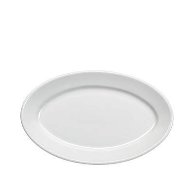 Πιατέλα Οβάλ Πορσελάνινη Μ28.5cm Λευκή Tavern