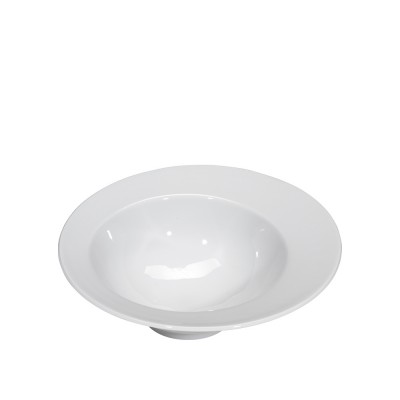 Μπωλ Έκκεντρο Στρογγυλό Πορσελάνινο 310ml Φ16.5xΥ5.5cm Λευκό Με Γείσο Μπωλ Έκκεντρο Στρογγυλό Πορσελάνινο 310ml Φ16.5xΥ5.5cm Λευκό Με Γείσο